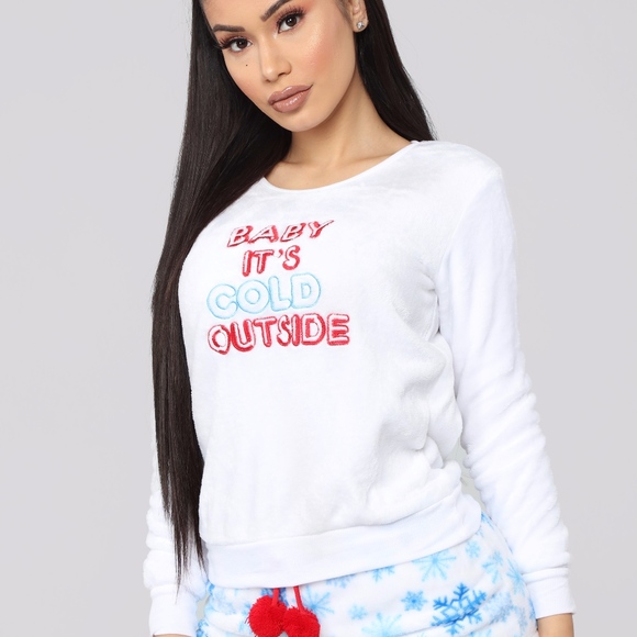 Fashion Nova Other - Super Soft Cold Outside PJ Set